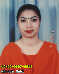 Portrait of Afroza Nabi