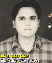 Portrait of Md. Zahir Alam Chisti