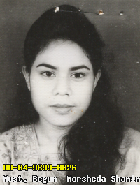Portrait of Must. Begum  Morsheda Shamima Akter