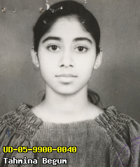 Portrait of Tahmina Begum