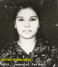 Portrait of Must. Jannatul Ferdous
