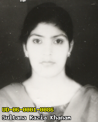 Portrait of Sultana Razia Khanam