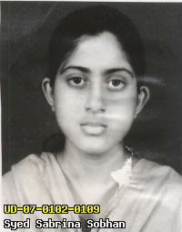 Portrait of Syed Sabrina Sobhan