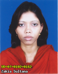 Portrait of Zakia Sultana