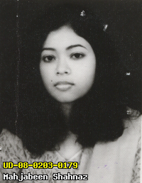 Portrait of Mahjabeen Shahnaz