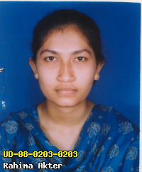 Portrait of Rahima Akter