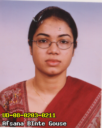 Portrait of Afsana BInte Gouse