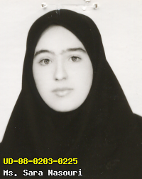 Portrait of Ms. Sara Nasouri