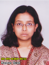 Portrait of Munmun Azad