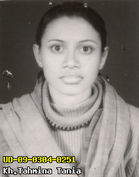 Portrait of Kh.Tahmina Tania