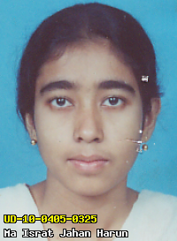 Portrait of Ma Israt Jahan Harun