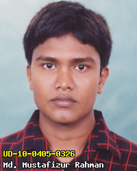 Portrait of Md. Mustafizur Rahman