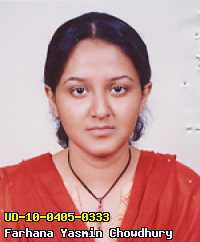 Portrait of Farhana Yasmin Chowdhury