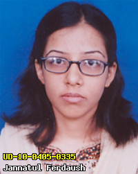 Portrait of Jannatul Ferdaush