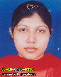 Portrait of Jannatul Ferdous