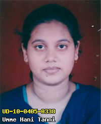 Portrait of Umme Hani Tanni