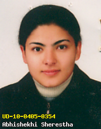 Portrait of Abhishekhi Sherestha