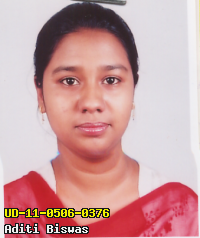 Portrait of Aditi Biswas