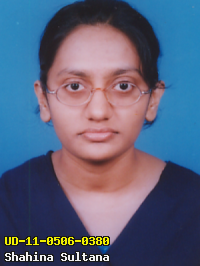 Portrait of Shahina Sultana