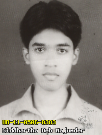 Portrait of Siddhartha Deb Majumder