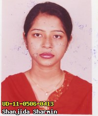 Portrait of Shanjida Sharmin