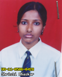 Portrait of Shristi Bhaskar