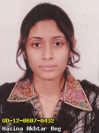 Portrait of Hasina Akhtar Beg