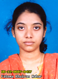 Portrait of Fatema Khairun Nahar
