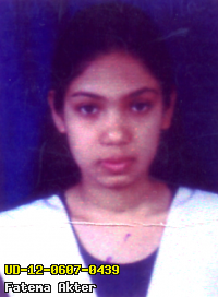 Portrait of Fatema Akter
