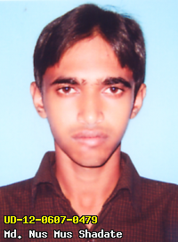 Portrait of Md. Nus Mus Shadate