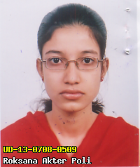 Portrait of Roksana Akter Poli