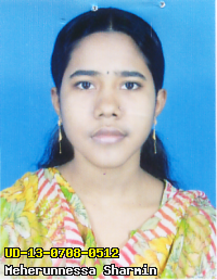 Portrait of Meherunnessa Sharmin