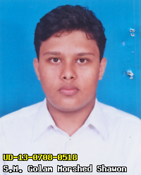 Portrait of S.M. Golam Morshed Shawon