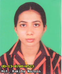 Portrait of Mst. Rakiba Naznin