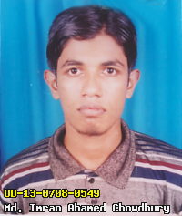 Portrait of Md. Imran Ahamed Chowdhury