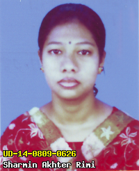 Portrait of Sharmin Akhter Rimi
