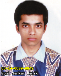 Portrait of Gopi Sankar Banik