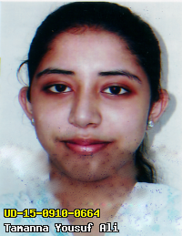 Portrait of Tamanna Yousuf Ali