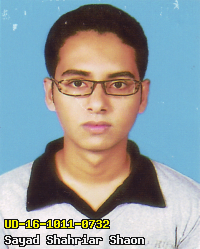 Portrait of Sayad Shahriar Shaon