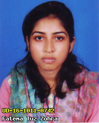 Portrait of Fatema Tuz Zohra