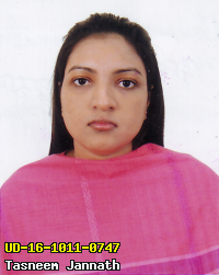 Portrait of Tasneem Jannath
