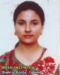 Portrait of Shabra Binte Zaheed