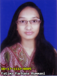 Portrait of Fatima Farhana Rummani
