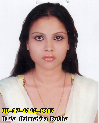Portrait of Alia Ashrafia Kotha
