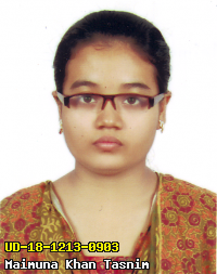 Portrait of Maimuna Khan Tasnim