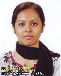 Portrait of Muniat Rahman Shithi