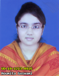 Portrait of Moumita Goswami