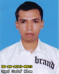 Portrait of Syed Sadaf Alam
