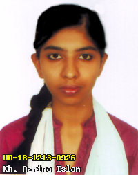 Portrait of Kh. Azmira Islam