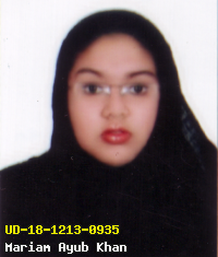 Portrait of Mariam Ayub Khan